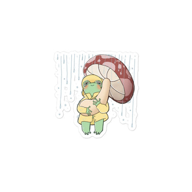 A Froggy's Rainy Day Sticker